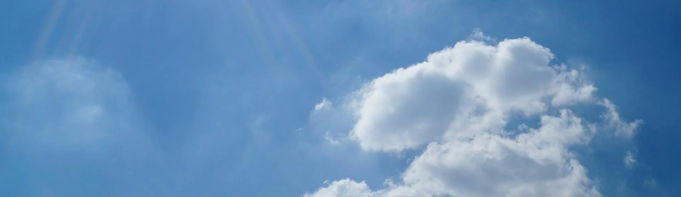 Open sky symbolising long-term growth and a brighter financial future with Virgin Money Super.