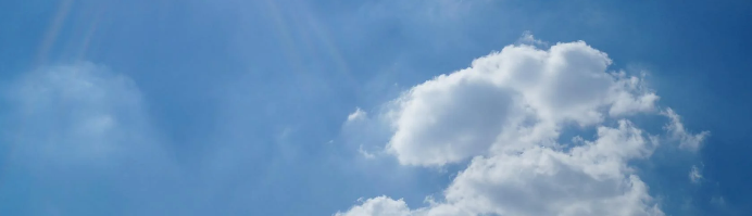 Inserting image... Open sky symbolising long-term growth and a brighter financial future with Virgin Money Super., Picture